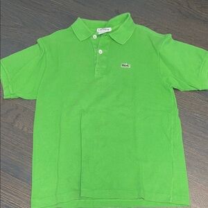 Lacoste Green Polo Shirt Classic Sporty Design